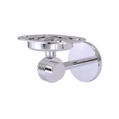 Allied Brass Satellite Orbit Two Toothbrush & Tumbler Holder In Polished Chrome