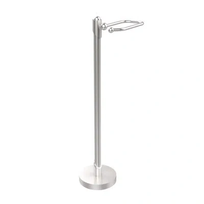 Allied Brass Soho Free Standing Toilet Tissue Holder In Satin Chrome