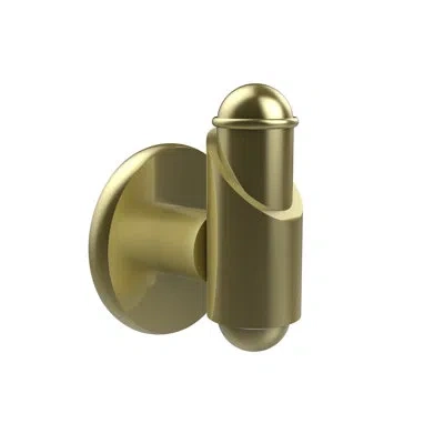 Allied Brass Soho Wall Mounted Robe Hook In Satin Brass