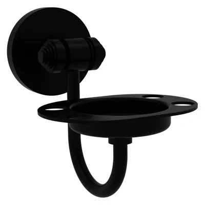 Allied Brass Southbeach Toothbrush & Tumbler Holder In Matte Black