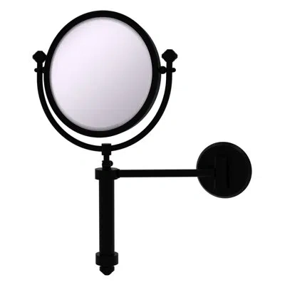 Allied Brass Southbeach Wall Mirror In Matte Black