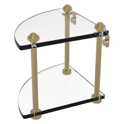 Allied Brass Southbeach Wall Shelf In Satin Brass