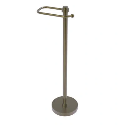Allied Brass Standing Toilet Euro Tissue Holder In Antique Brass