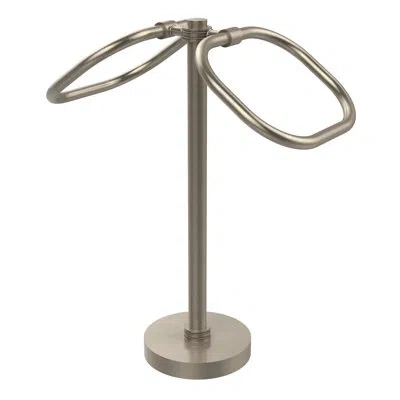 Allied Brass Towel Ring In Antique Pewter
