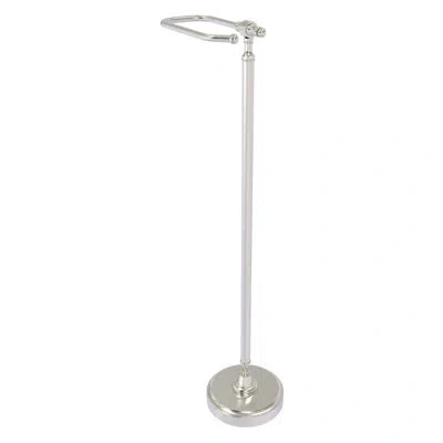 Allied Brass Universal Standing Tissue Holder In Satin Nickel