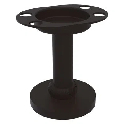 Allied Brass Vanity Top Toothbrush & Tumbler Holder In Oil Rubbed Bronze