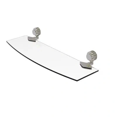 Allied Brass Venus Bracket Shelf In Satin Nickel
