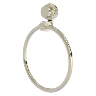 Allied Brass Venus Wall Mounted Towel Ring In Polished Nickel