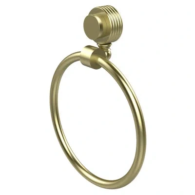 Allied Brass Venus Wall Mounted Towel Ring In Satin Brass