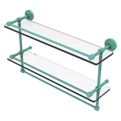 Allied Brass Waverly Place 2 Piece With Towel Bar In Green