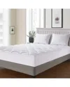 Allied Home 125gsm Thread Count Claritin Allergen Barrier Mattress Pad In White