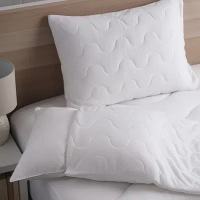 Allied Home Moisture Wicking Pillow Protector In White