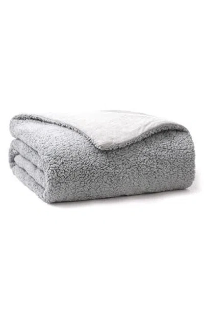 Allied Home Reversible Cooling Space Dye Throw Blanket In Gray