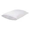 Allied Home Stomach Sleep Style Oval Gusset Down Alternative Medium Density Bed Pillow In White