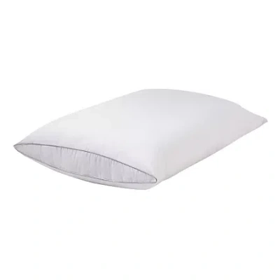 Allied Home Stomach Sleep Style Oval Gusset Down Alternative Medium Density Bed Pillow In White