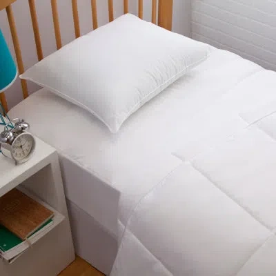 Allied Home White Microfiber Modern & Contemporary 2 Piece Comforter Set