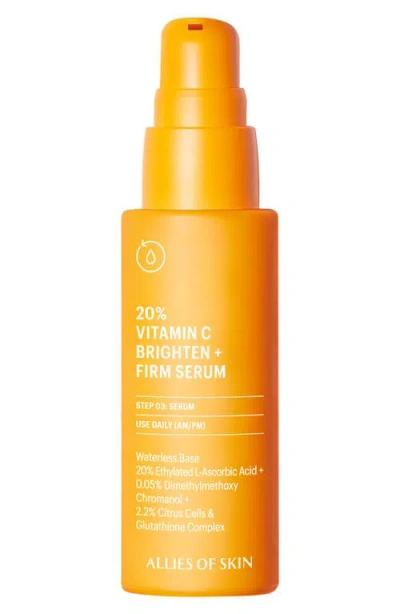Allies Of Skin 20% Vitamin C Brighten + Firm Serum In No Color