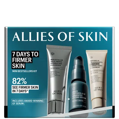 Allies Of Skin 7 Days To Firmer Skin Anti Aging Skincare Kit (worth $100.00)