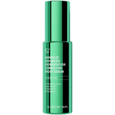 Allies Of Skin Mandelic Advanced Pigmentation Corrector Night Serum 1fl. oz In Green