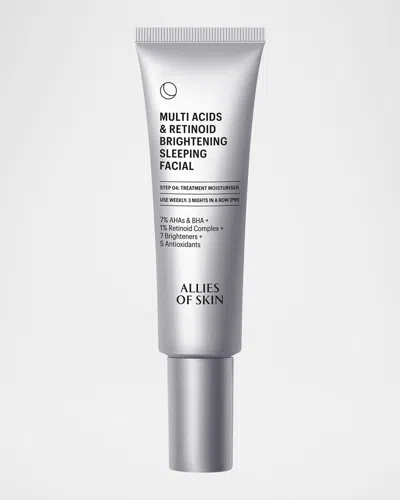 Allies Of Skin Multi Acids And Retinoid Brightening Sleeping Facial, 1.62 Oz.