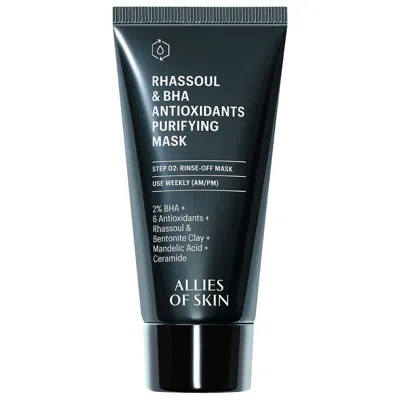 Allies Of Skin Rhassoul & Bha Antioxidants Purifying Mask 1.7 oz Skin Care 8885014070001