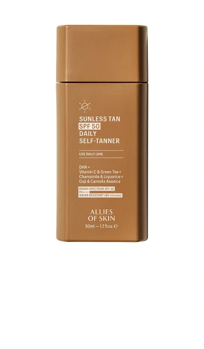 Allies Of Skin Sunless Tan Spf 50 Daily Self-tanner In N,a