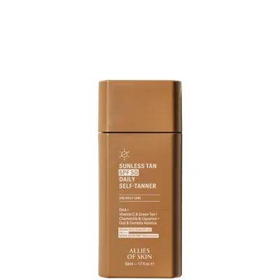 Allies Of Skin Sunless Tan Spf 50 Daily Sunscreen + Self-tanner 50ml