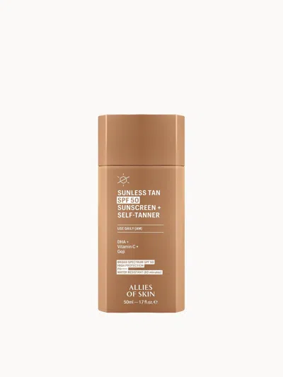 Allies Of Skin Sunless Tan Spf 50 Sunscreen + Self-tanner 50ml