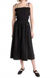 Allina Liu Denver Dress In Onyx In Black