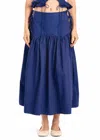 Allina Liu Nala Skirt In Blue In Blue