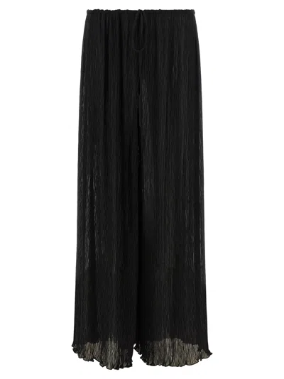 Allis Pleated Pants Beachwear Black