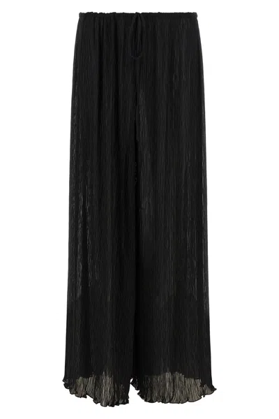 Allis Pleated Pants In Black