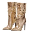 Allison Avery Women's 90210 Boots In Gold In Gold