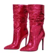 Allison Avery Women's 90210 Boots In Pink In Pink