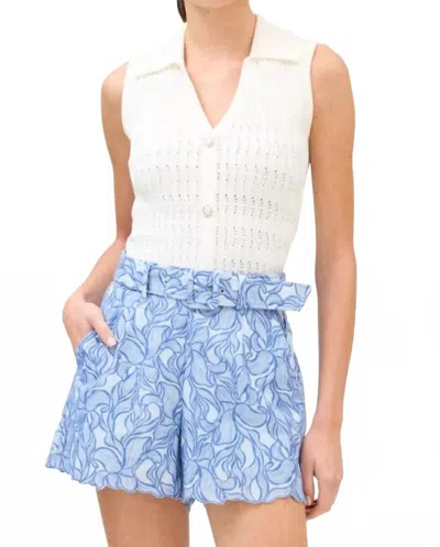 Allison Bodhi Knit Tank Top In White