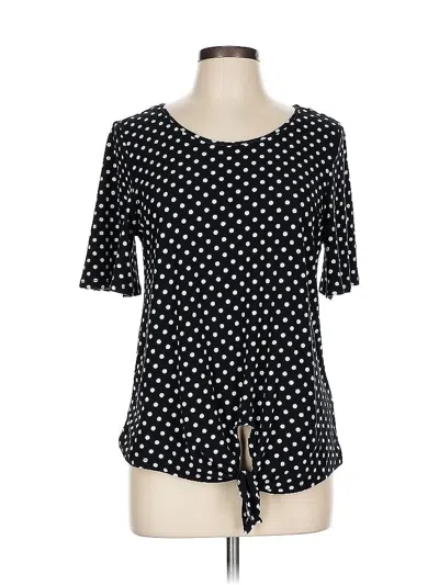 Pre-owned Allison Brittney Short Sleeve T-shirt In Black
