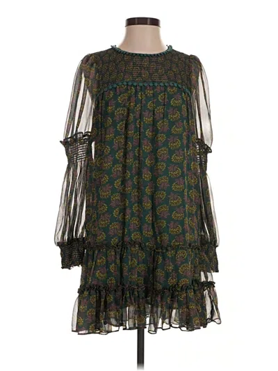Pre-owned Allison Casual Dress In Green