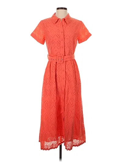 Pre-owned Allison Casual Dress In Orange