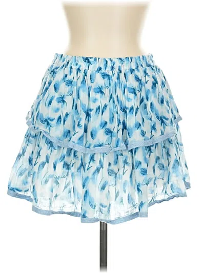 Pre-owned Allison Casual Skirt In Blue