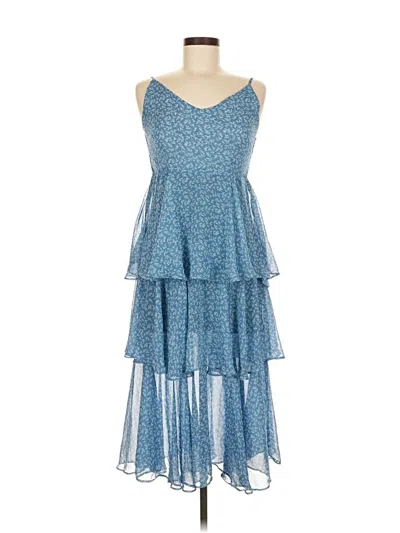 Pre-owned Allison Cocktail Dress In Blue