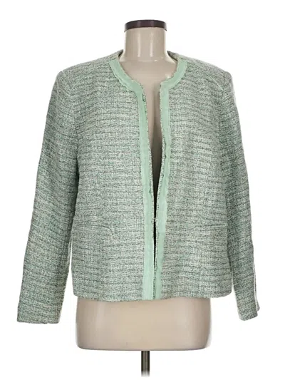Pre-owned Allison Daley Blazer Jacket In Green