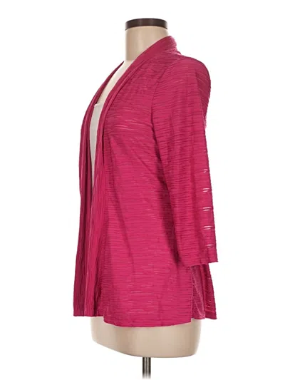 Pre-owned Allison Daley Blazer Jacket In Pink