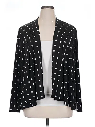 Pre-owned Allison Daley Cardigan Sweater In Black