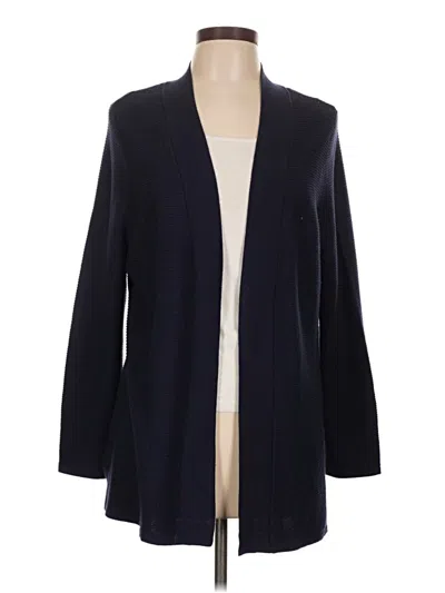 Pre-owned Allison Daley Cardigan Sweater In Blue