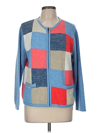 Pre-owned Allison Daley Cardigan Sweater In Blue