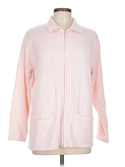 Pre-owned Allison Daley Cardigan Sweater In Pink