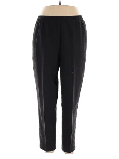 Pre-owned Allison Daley Casual Pants In Black