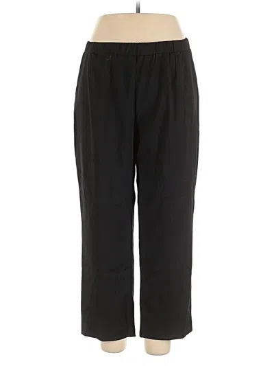 Pre-owned Allison Daley Casual Pants In Black