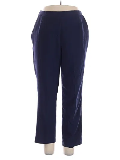 Pre-owned Allison Daley Casual Pants In Blue