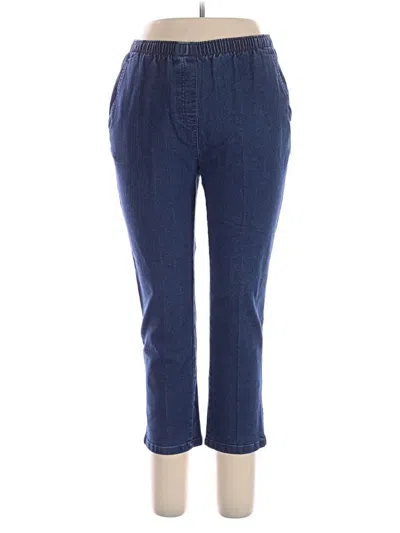 Pre-owned Allison Daley Casual Pants In Blue